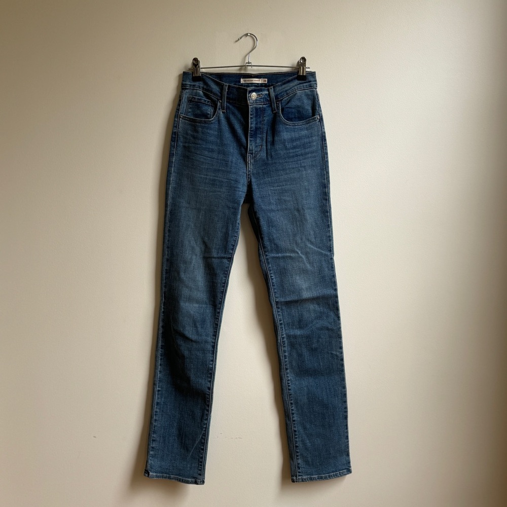 Levi's 724 High Rise Straight Stretch Denim